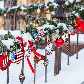 Amazon.co.jp: 30ピース クリスマス政治ギフト 愛国的な木製